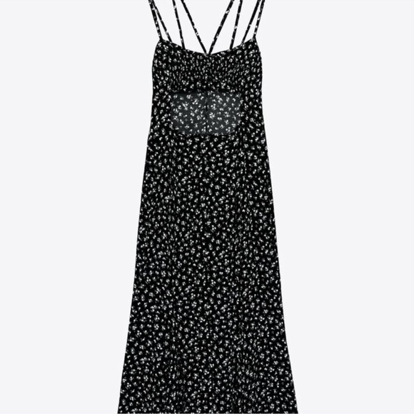 NEW ZARA FLORAL PRINT DRESS - Picture 6 of 6
